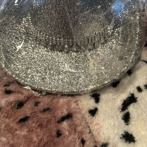 Silver sparkly cowgirl hat
